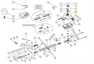 130015/2 MOTORE ELETTRICO 24V CON ENCODER UTILE UNIKO RICAMBIO
