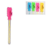 Trade Shop - Set 2 Bolle Sapone 105ml Spada Forma Treno Gioco Divertimento Bambini 35cm Party -