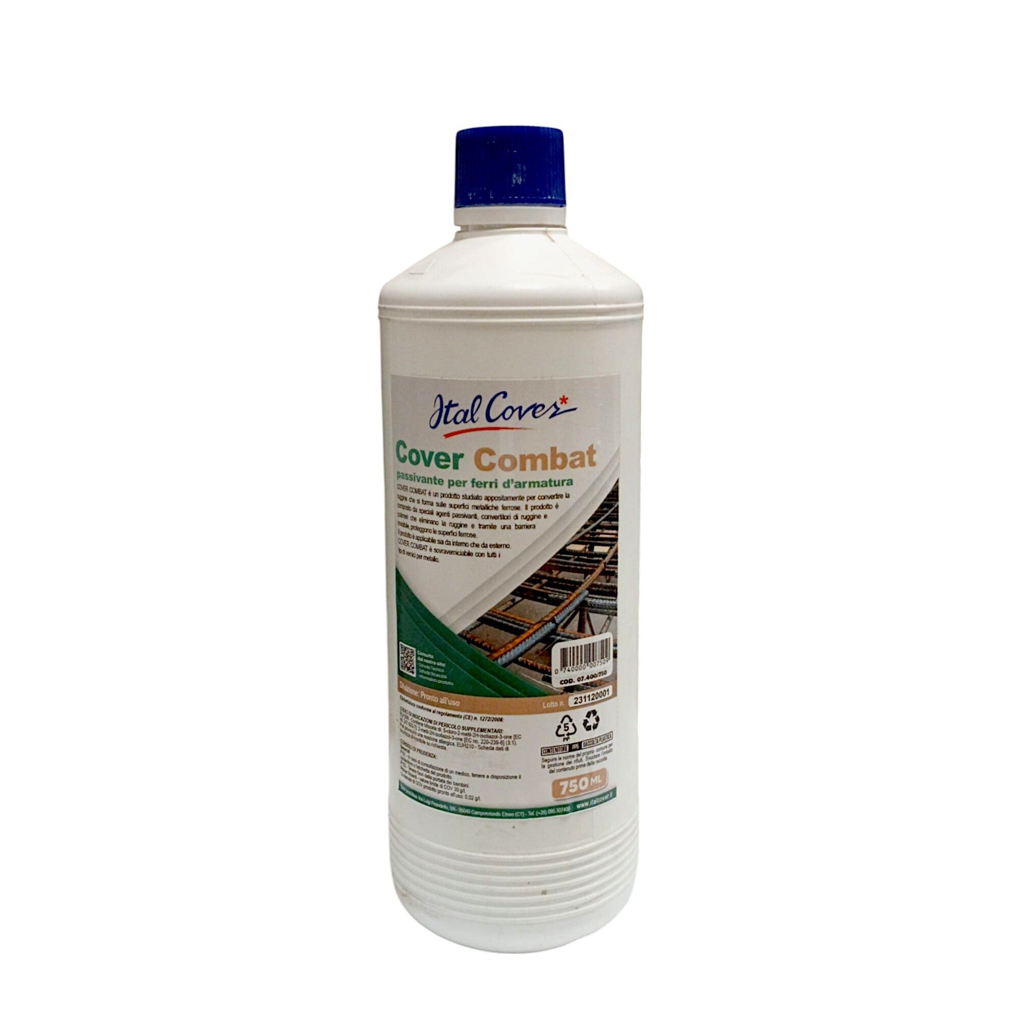 CONVERTITORE RUGGINE COVER COMBAT 750ML.