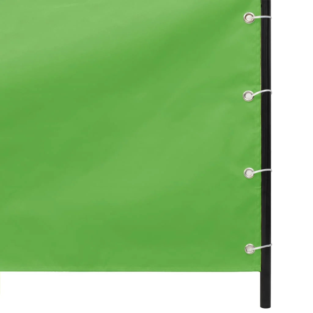 Paravento per balcone frangivista 120 x 240 cm tessuto Oxford verde chiaro 02_0010422