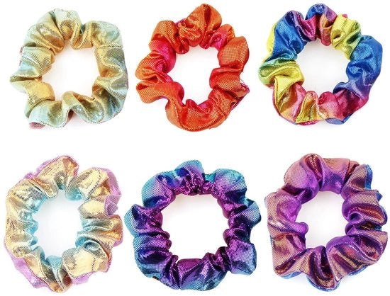 Accessori per capelli in metallo lucido - 6 pezzi - Colori variabili - Accessori per cintura capelliera - Dimensione 10 cm - Cintura capelliera