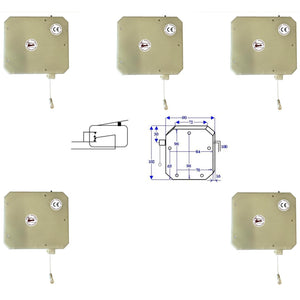 5 ROLLER O SINTAP CONTATTO A CORDINO SERRANDE TAPPARELLE Securvera SS-SAL5CSCSTC