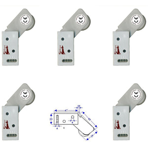 5 ROTELLI CONTATTI ALLARME A PASSAGGIO Securvera SE-RCBCRCVAPC
