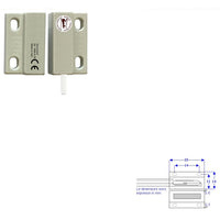 MICROCONTATTO MAGNETICO NC A MATTONCINO DA ESTERNO Securvera ST-100MCMFEPB