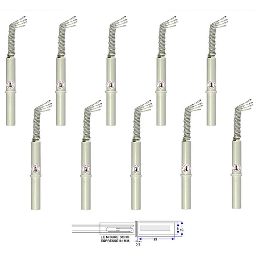 10 CONTATTI MAGNETICI DA INCASSO PER INFISSI NON FERROSI Securvera ST-415CPXSMPC