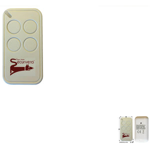 RADIOCOMANDO 4 CANALI CODICE UNIVOCO E INCOPIABILE Securvera SV-TRCTRC4CSC