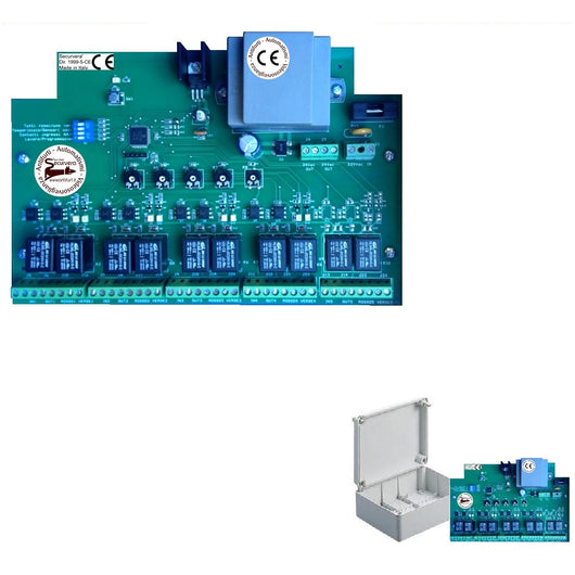 CENTRALE DI COMANDO 5 SEMAFORI 2 LUCI PRENOTAZIONE Securvera SK-CS5CS5S2LB