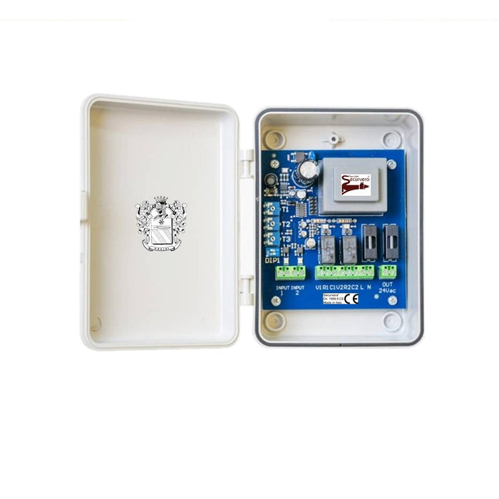 CENTRALE 230V GESTIONE IMPIANTO SEMAFORICO 2 LUCI Securvera SD-CESCS23APC