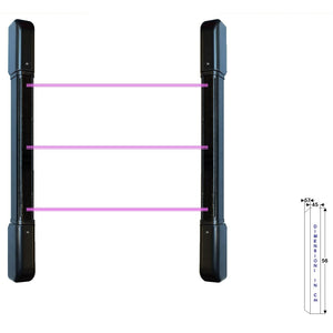 SENSORE DI ALLARME 3 DOPPI FASCI IR BARRIERA ESTERNA Securvera SD-BTEBETDFTD