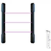 SENSORE DI ALLARME 3 DOPPI FASCI IR BARRIERA ESTERNA Securvera SD-BTEBETDFTE