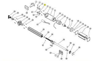 121093 PERNO D10 PER FORCELLA POSTERIORE LINEAR 11 VH 230V RICAMBIO
