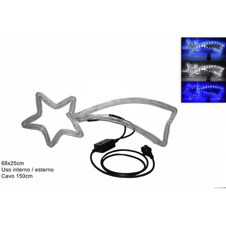 STELLA COMETA LUMINOSA CON GIOCO LUCI  USO ESTERNO