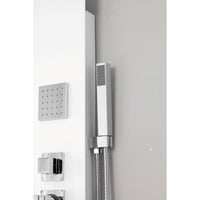 COLONNA DOCCIA IN ALLUMINIO BIANCA ALASKA