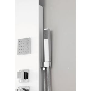 COLONNA DOCCIA IN ALLUMINIO BIANCA ALASKA