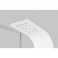 COLONNA DOCCIA IN ALLUMINIO BIANCA ALASKA