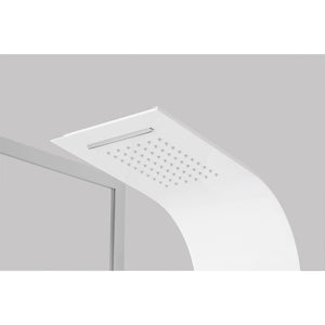 COLONNA DOCCIA IN ALLUMINIO BIANCA ALASKA