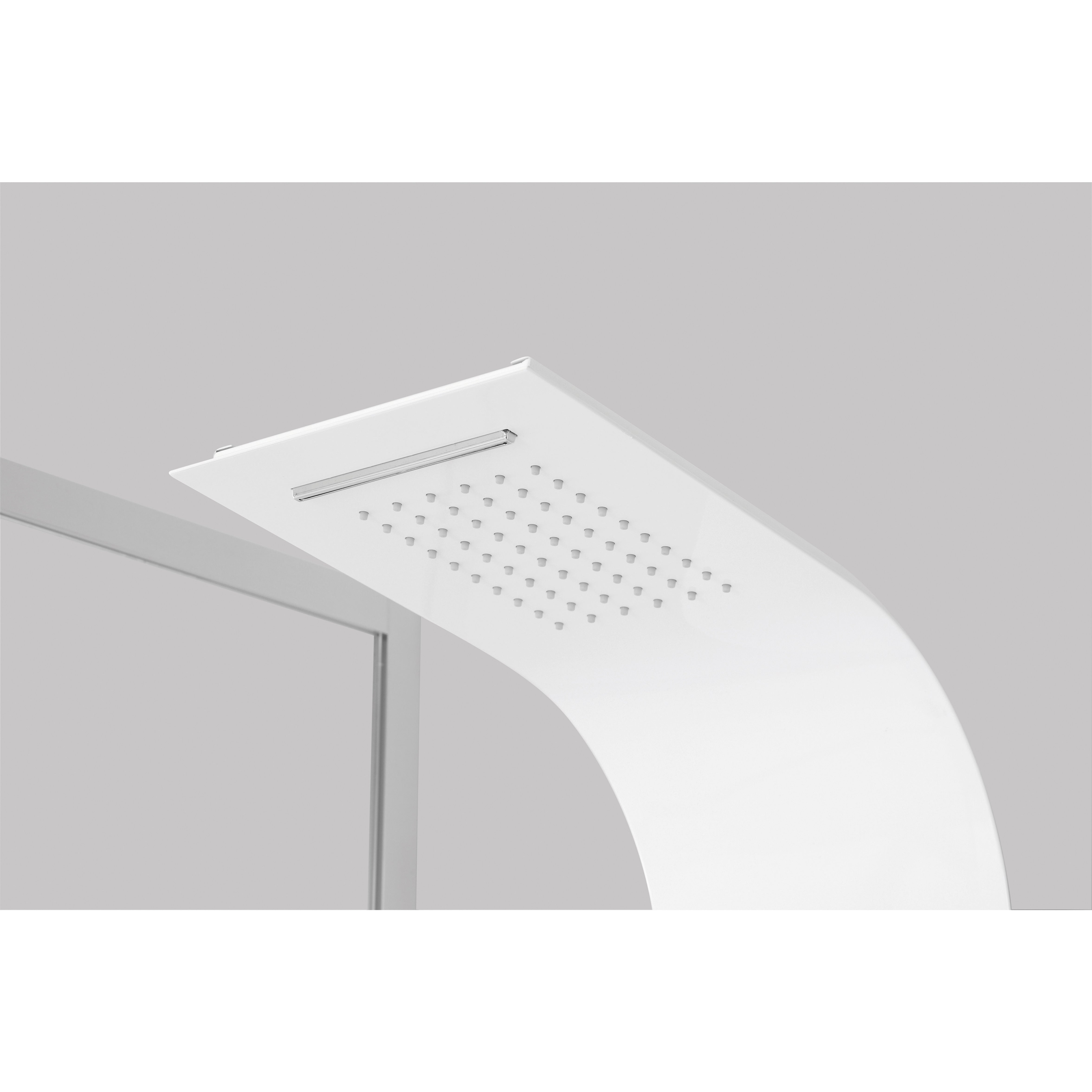 COLONNA DOCCIA IN ALLUMINIO BIANCA ALASKA