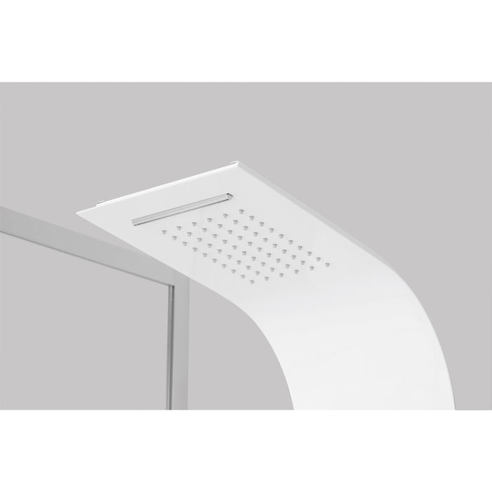 COLONNA DOCCIA IN ALLUMINIO BIANCA ALASKA