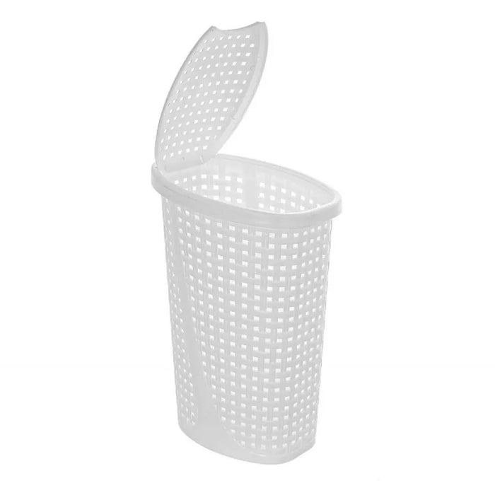 PORTABIANCHERIA SLIM 32X42XH62CM 45L BIANCA.