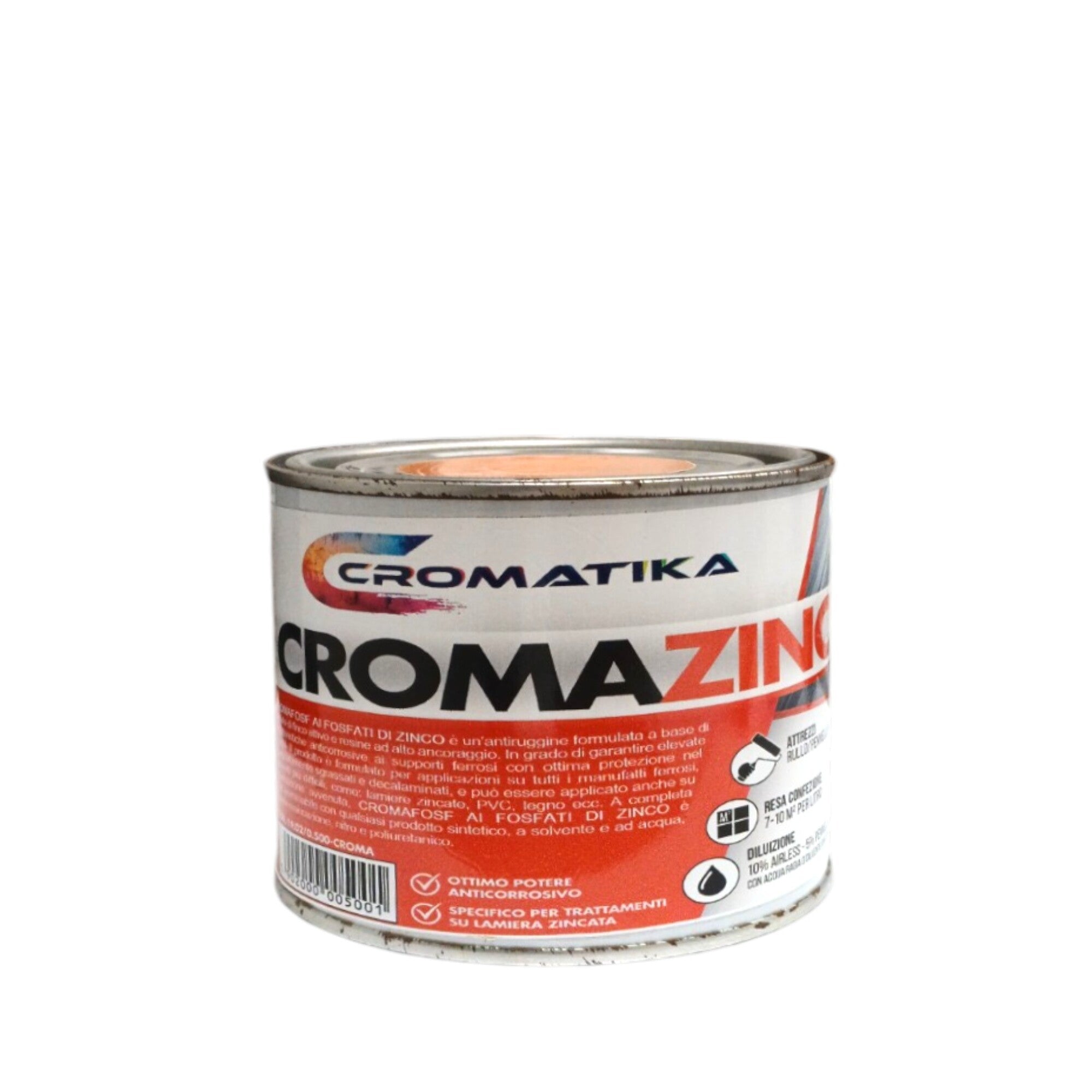 PRIMER CROMAZINC 500ML PER LAMIERE ZINCATE.