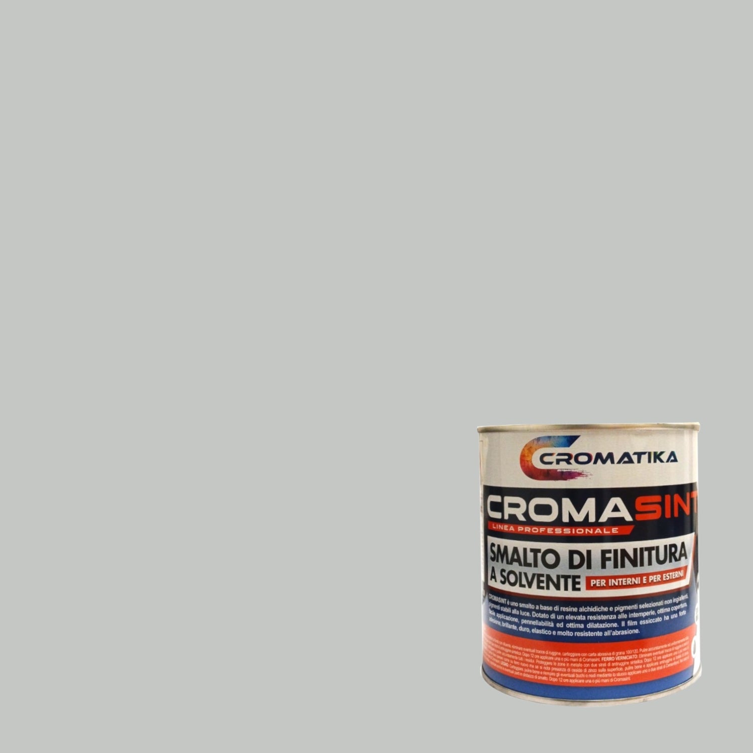 SMALTO CROMASINT 750ML GRIGIO CHIARO SOLVENTE.
