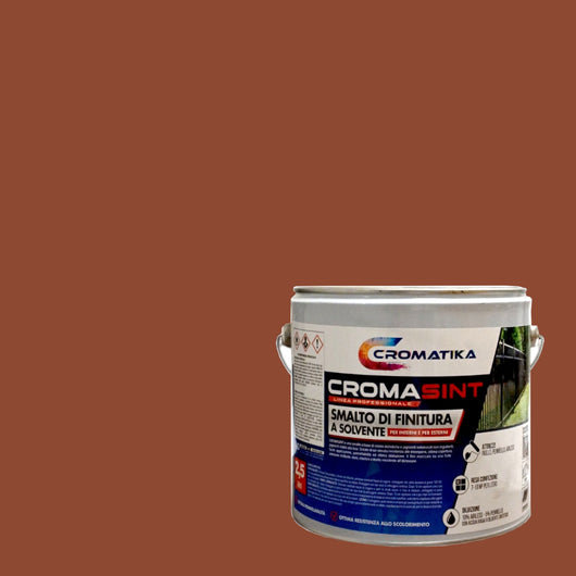 SMALTO CROMASINT 2,5L MARRONE SOLVENTE.