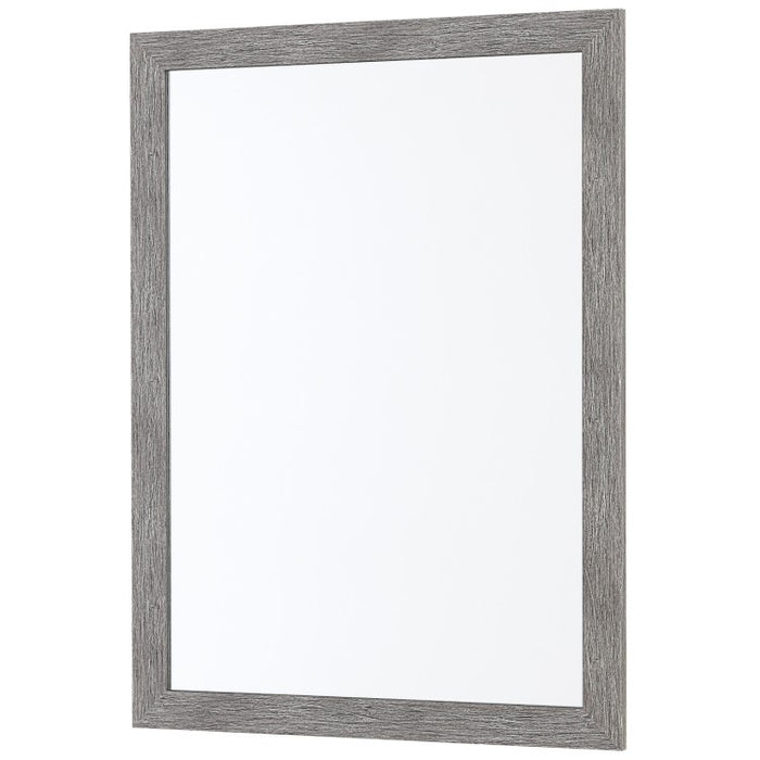 SPECCHIO WOOD 58XH68CM GRIGIO.