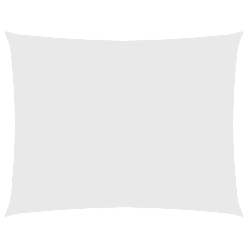 Parasole a Vela Oxford Rettangolare 3x4,5 m Bianco 135266