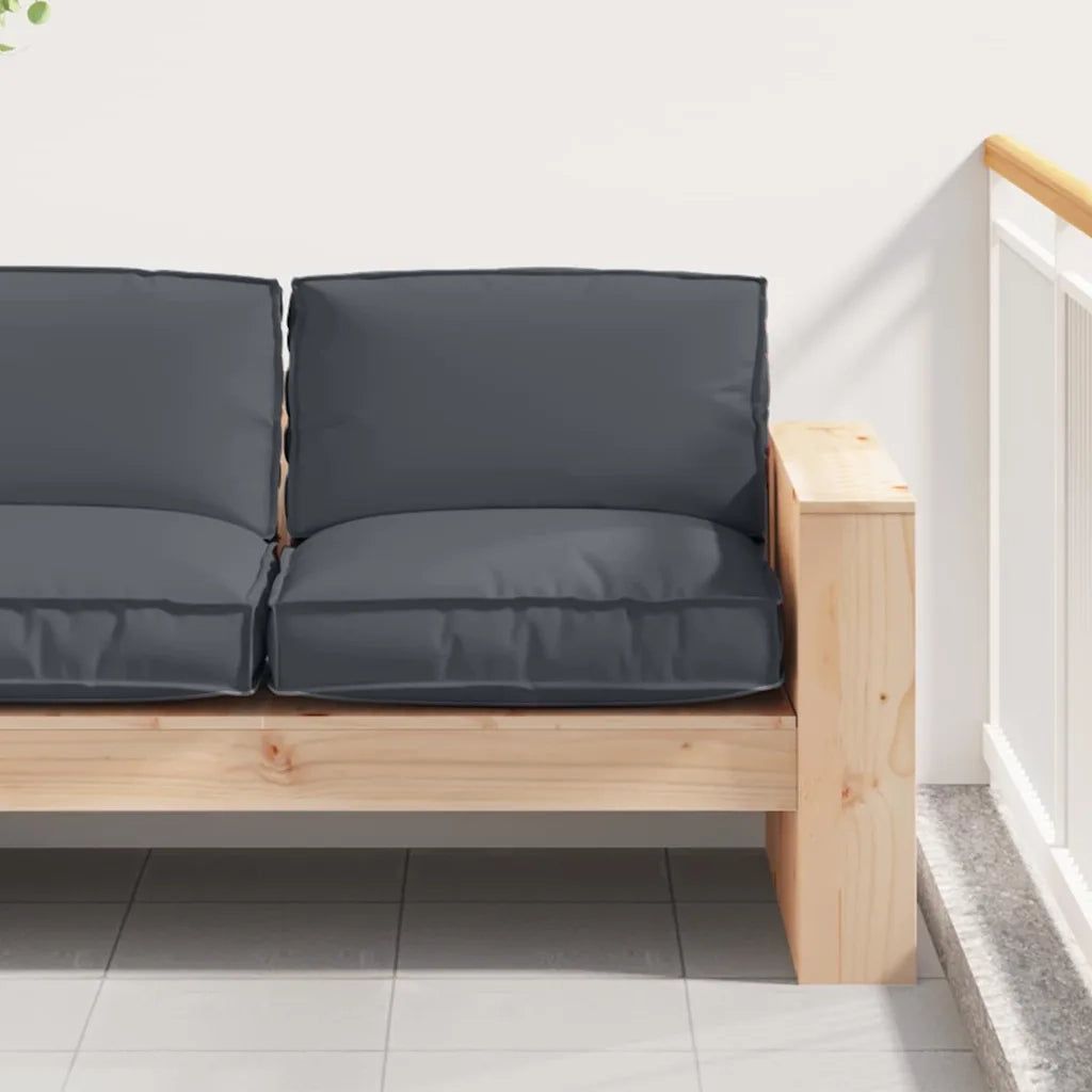 Cuscino Antracite 80 x 80 x 12 cm Tessuto Oxford 42001508