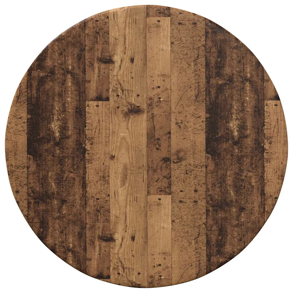 Piano del tavolo Legno vecchio Ø 40 x 1,5 cm Legno multistrato 880389