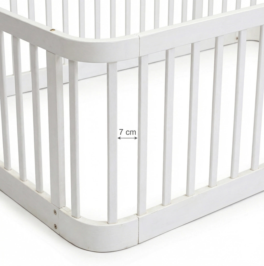 Recinto modulare per bambini 140×200 cm bianco