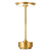 Lampada da Tavolo LED Ricaricabile Touch Dimmerabile – Nero o Dorato Color: Oro