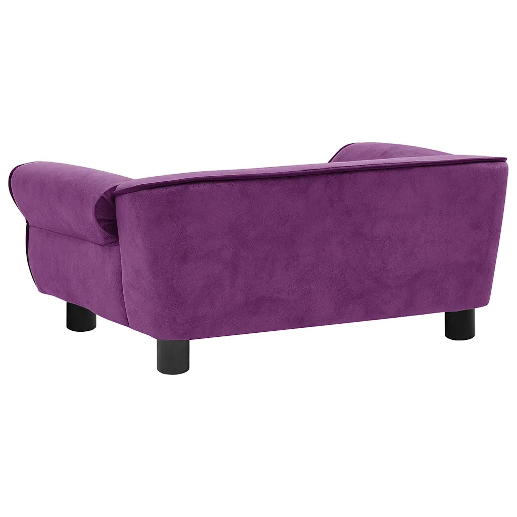 Divano per Cani Borgogna 72x45x30 cm in Peluche 171041