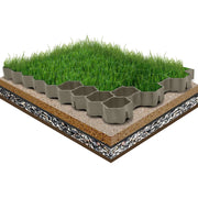 Griglie per l'Erba 16 pz Verdi 60x40x3 cm in Plastica 146280