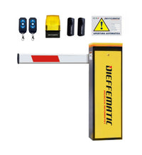 KIT BARRIERA AUTOMATICA STRADALE SUNNY CON ASTA TELESCOPICA 4 MT CON LED 24V