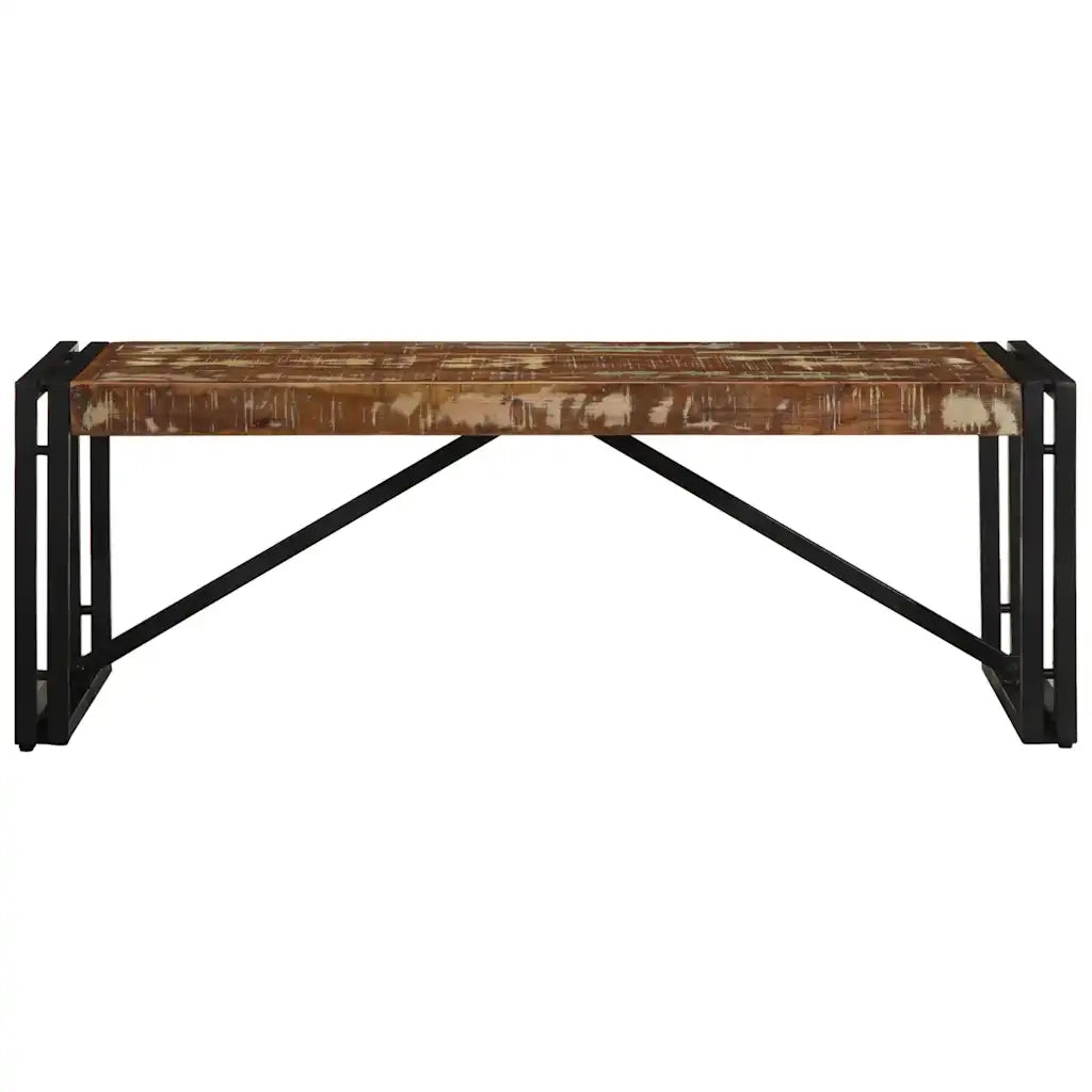 Tavolino Salotto Multicolore 100x50x35 cm Legno Recupero 4016674