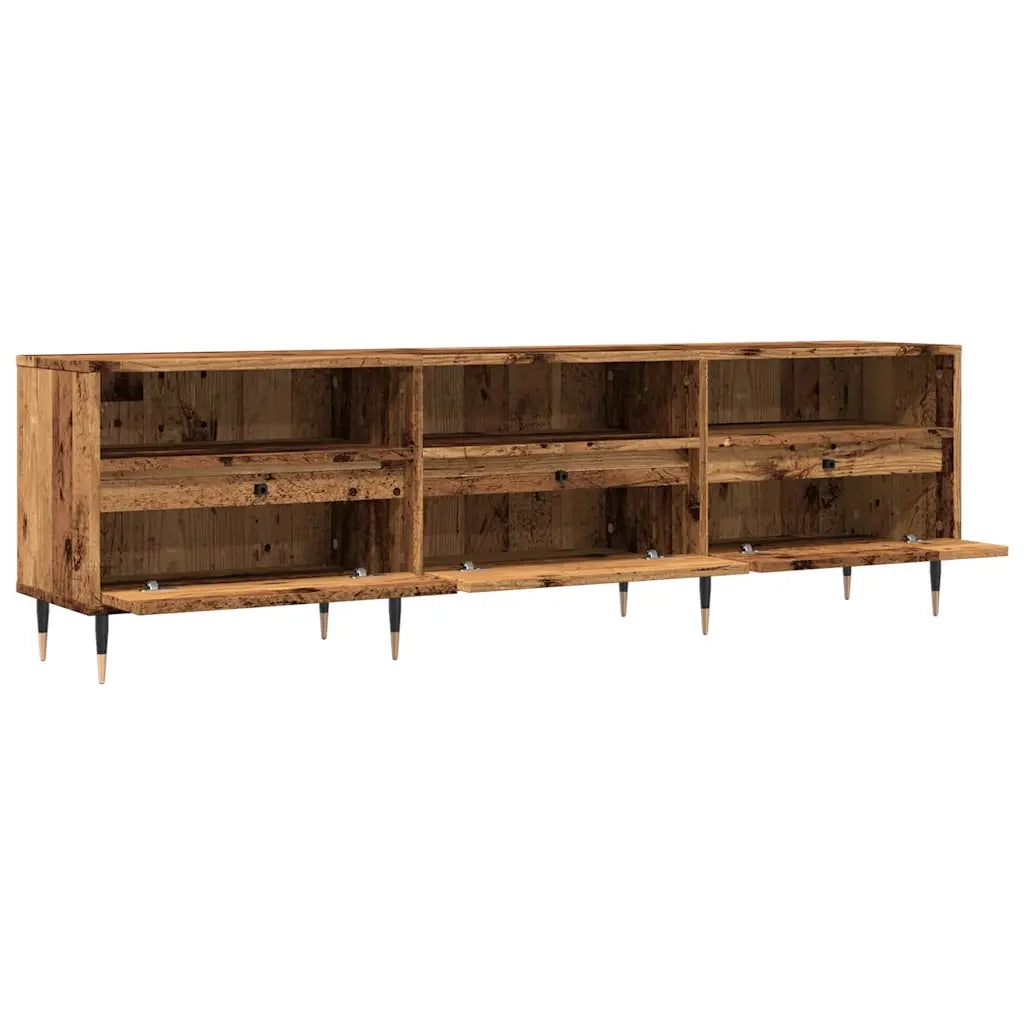 Mobile Porta TV Legno Antico 150x30x44,5 cm Legno Multistrato 857185