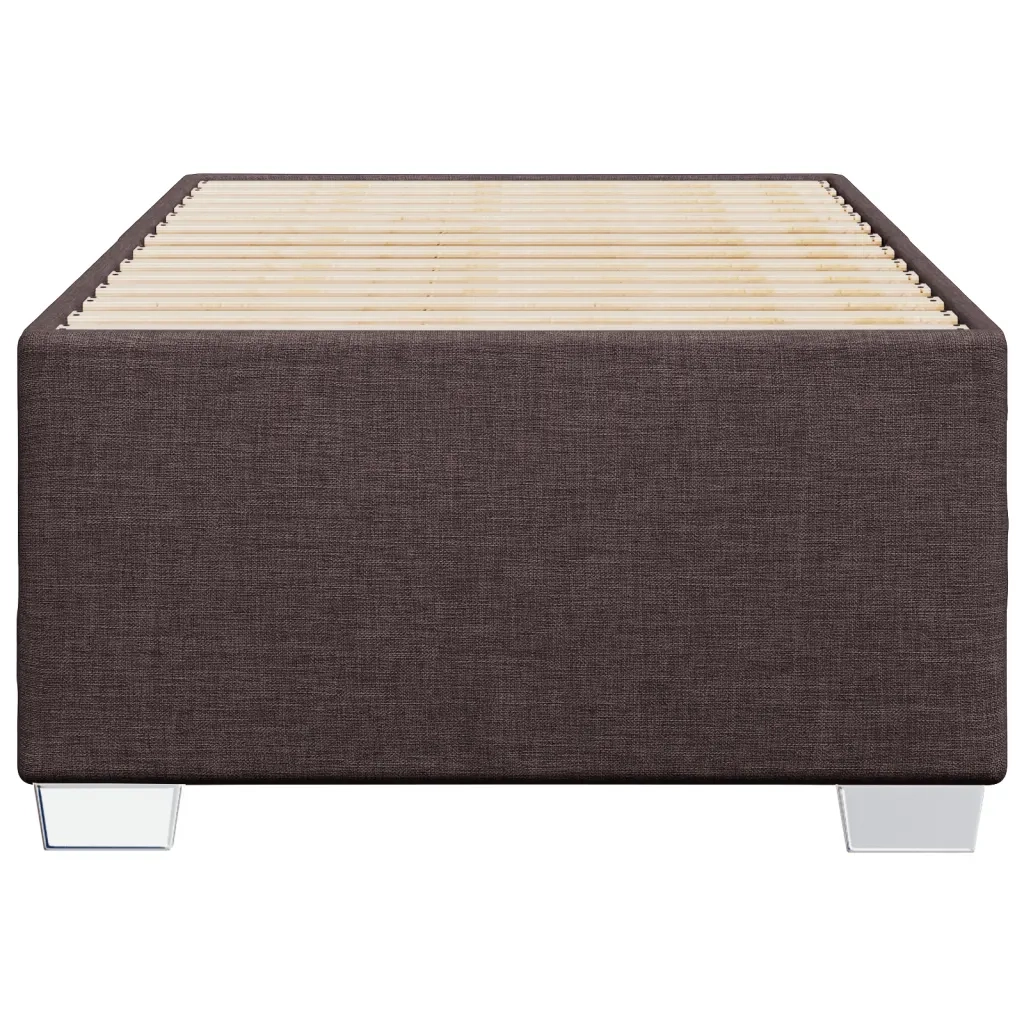 Giroletto senza Materasso Marrone Scuro 80x200 cm Tessuto 3284432