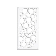 CIRCLE - Pannello in PVC traforato - Parasole Misura: 73x148 cm, Colore: bianco
