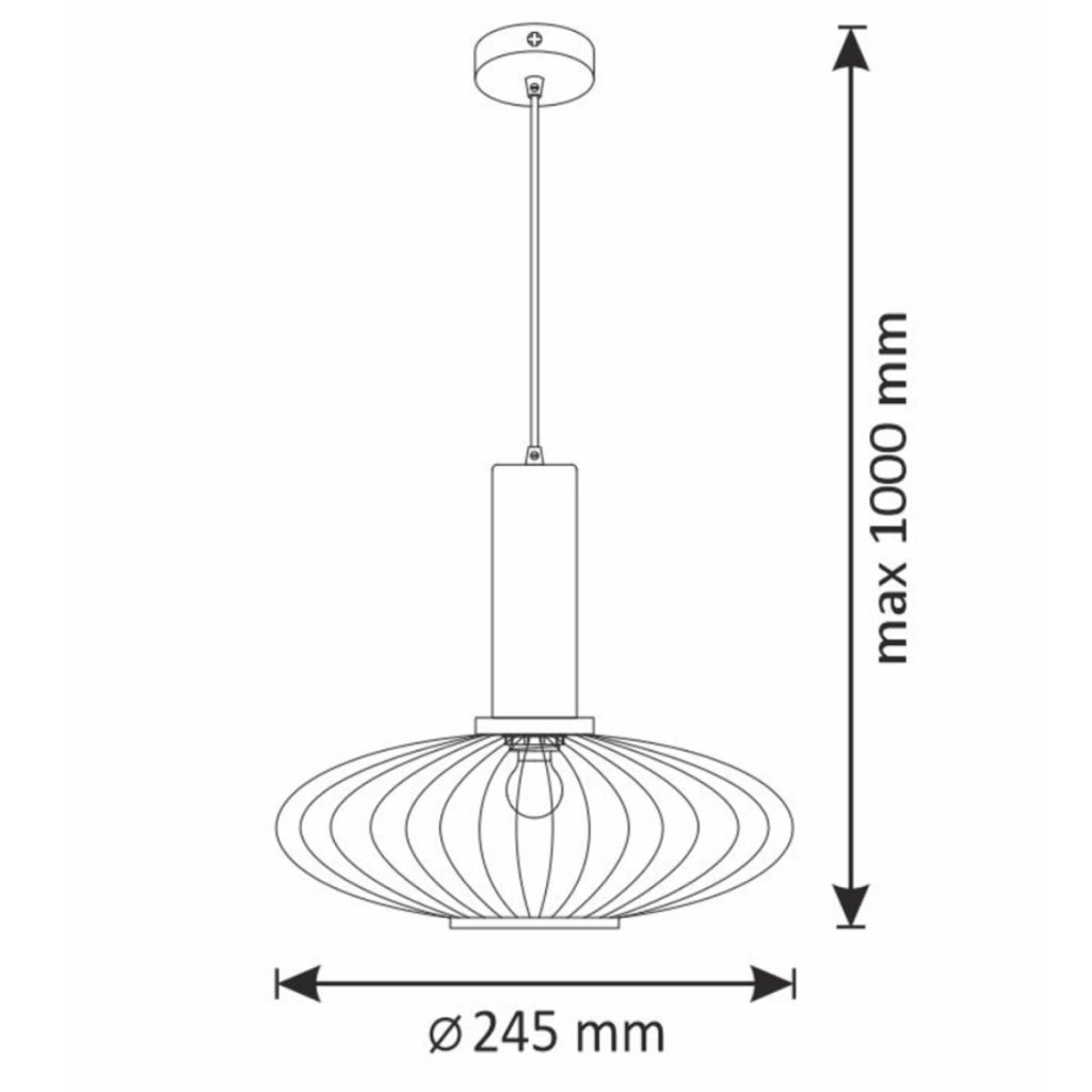 Lampada a sospensione Norfolk verde/ottone E27 Ø24,5 cm