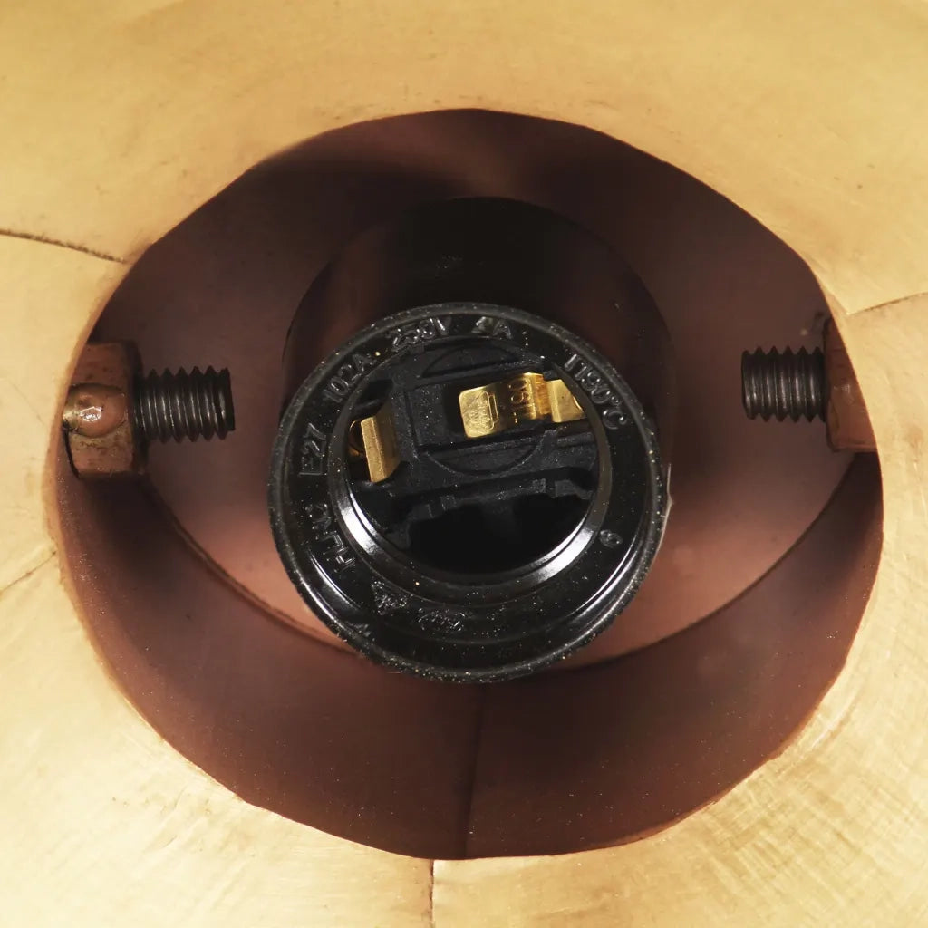 Lampada a Sospensione Industriale 25 W Ottone Rotonda 19 cm E27 CFW8379515