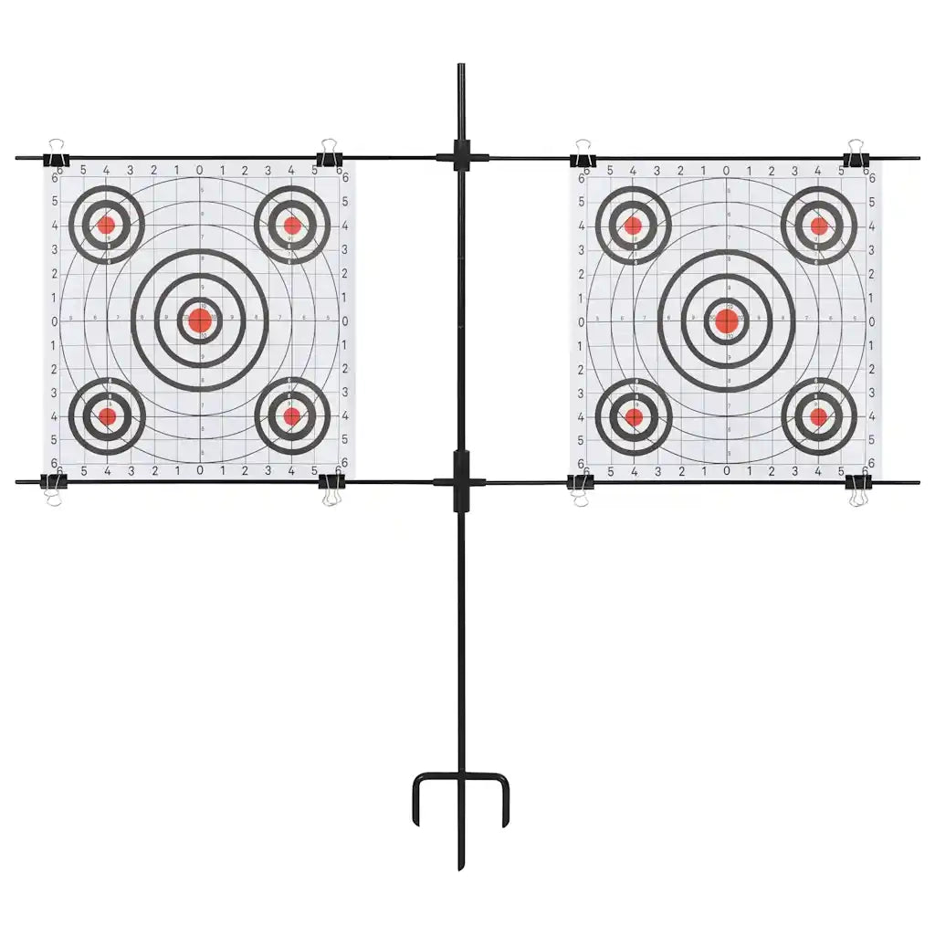 Supporto Bersagli di Carta con Fogli di Tiro 78x76cm Acciaio 91935