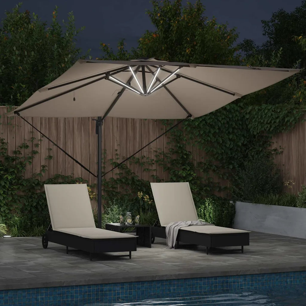 Ombrellone Talpa 286 x 284 x 270 cm Alluminio e Poliestere 42003322