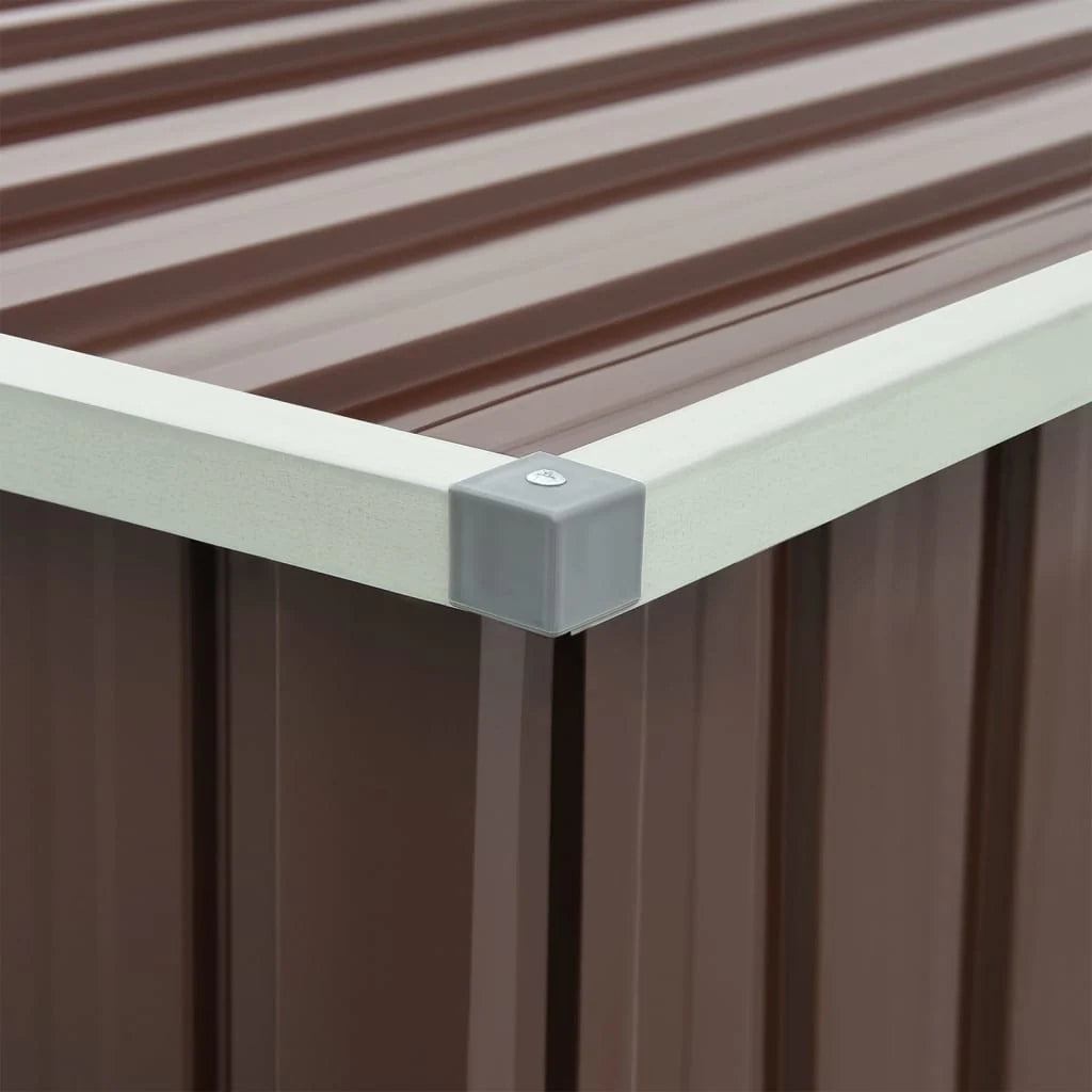 Contenitore/box da giardino 171 x 99 x 93 cm marrone 02_0013099