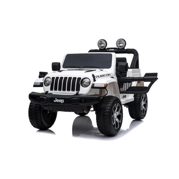 Auto elettrica biemme bcs 1122 b jeep wrangler 12v rc bianco