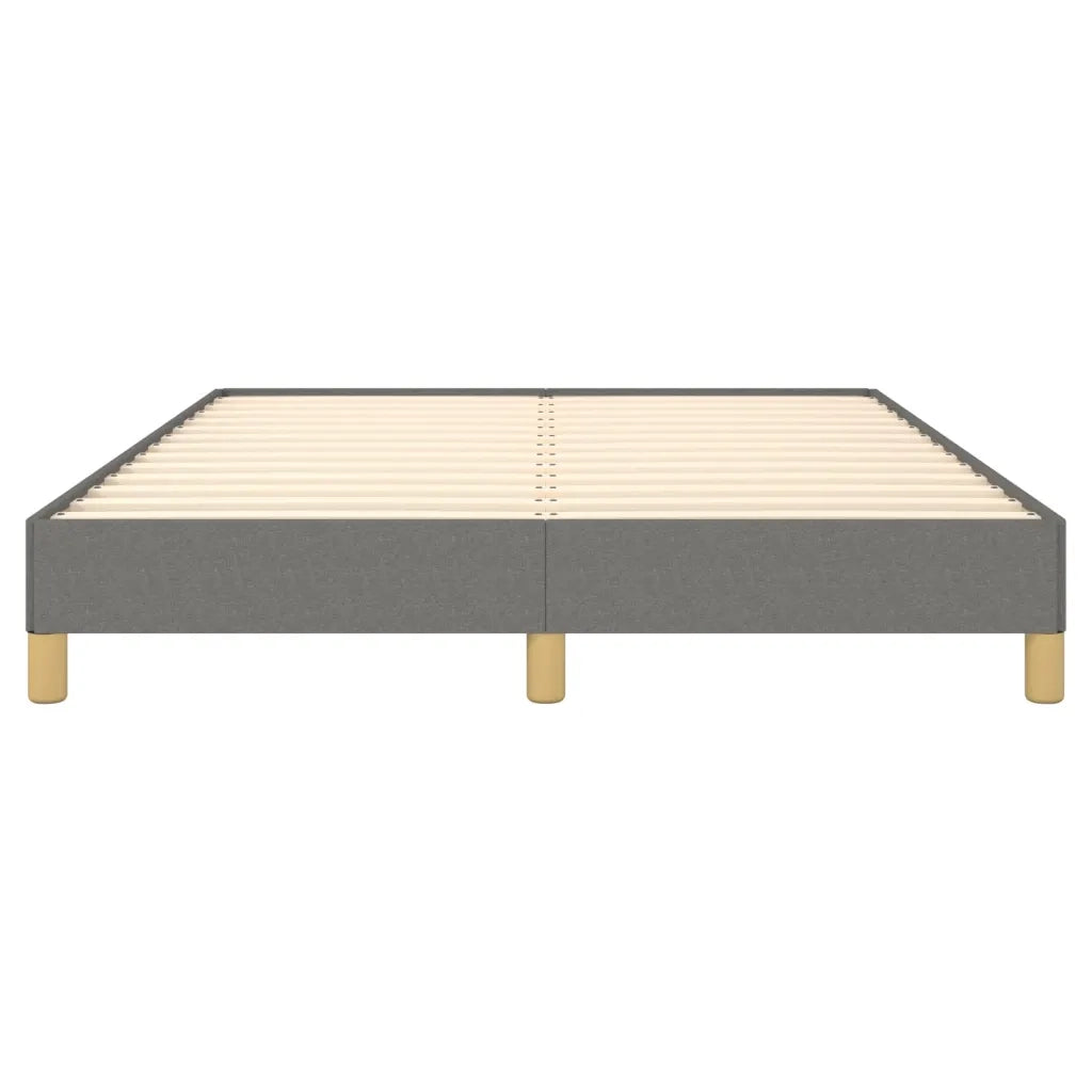Giroletto senza Materasso Grigio Scuro 140x190 cm Tessuto 346811