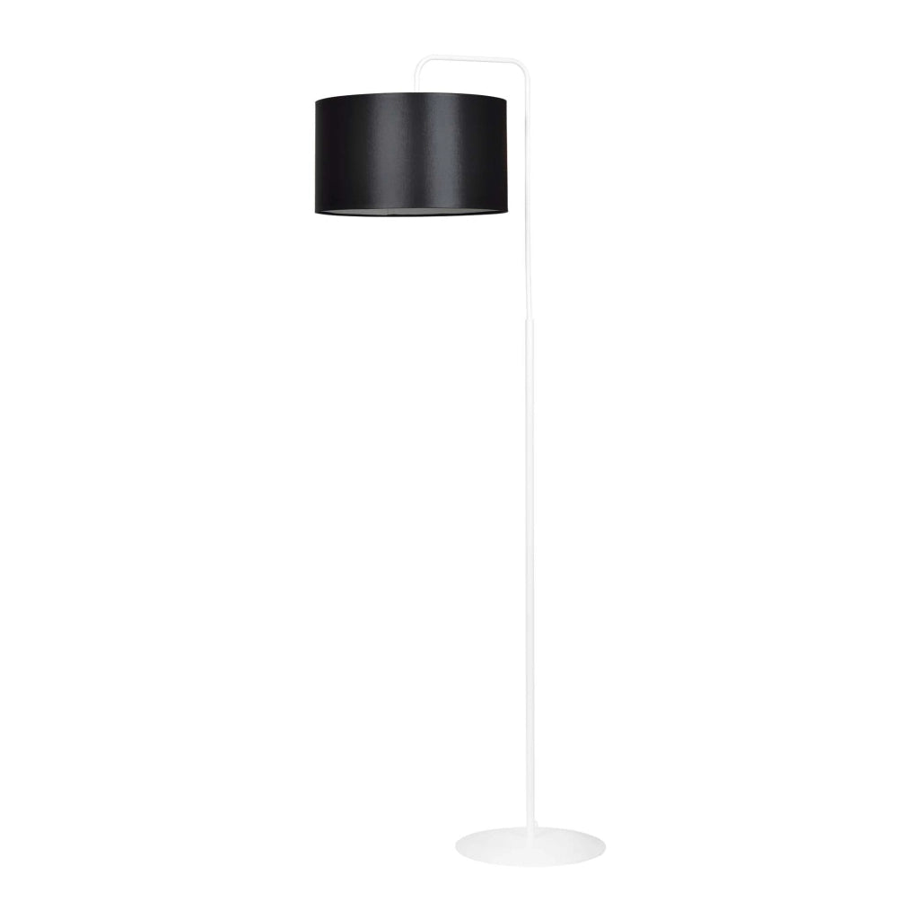 Lampada da terra Emibig Trapo LP1 E27 bianco/nero 150cm
