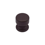 Pomolo fisso per porta SAGUATTI 875/50UAB in alluminio marrone opaco