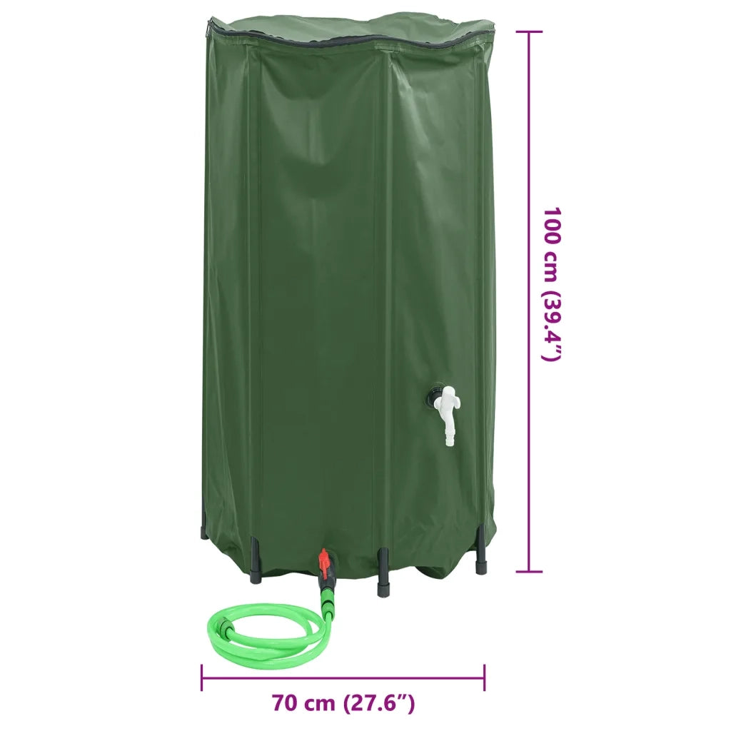 Serbatoio Acqua con Rubinetto Pieghevole 380 L in PVC CFW1143295