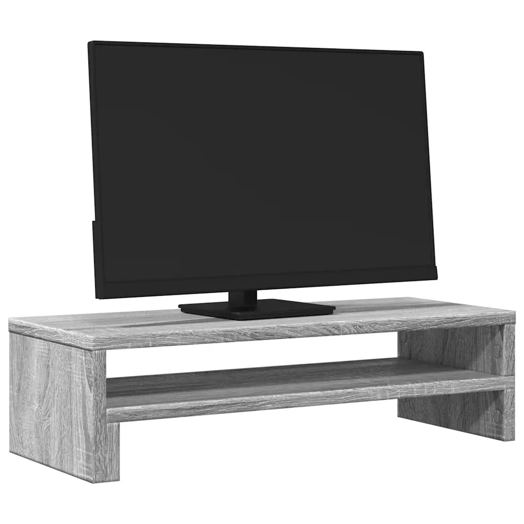 vidaXL Supporto per Monitor Grigio Sonoma 54x22x15 cm in Truciolato